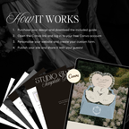 Heirloom Lace & Swan Wedding Website Template with RSVP (Blue & Pink)