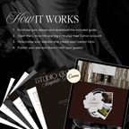 Old Money Wedding Website Template with RSVP (Burgundy)