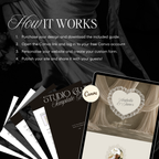 Old Money Lace Wedding Website Template with RSVP (Lace 02)