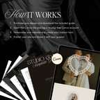 Old Money Lace Wedding Website Template with RSVP (Lace 04)