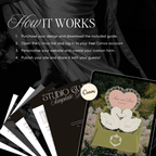 Heirloom Save The Date Website Template (Green & Pink)