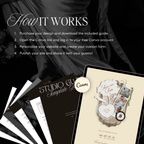 Save The Date Wedding Website Template (Photo Booth Animation 01 - Yellow)