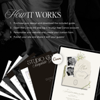 Save The Date Wedding Website Template (Envelope 07 - Ivory)