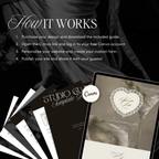 Lace Heart Save The Date Website Template (Lace 0202)