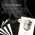 Save The Date Wedding Website Template (Photo Booth Animation 01 - Ivory)