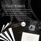 Lace Wedding Website Template with RSVP (Lace 0501)