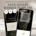 Old Money Save The Date Website Template (Lace 01)