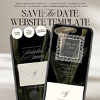 Old Money Save The Date Website Template (Lace 01)