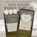 Old Money Save The Date Website Template (Lace 02)
