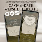 Old Money Save The Date Website Template (Lace 02)