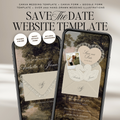 Old Money Save The Date Website Template (Lace 03)