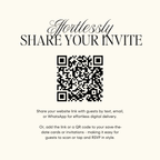 Save The Date Wedding Website Template (Brown & Ivory)