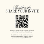 Heirloom Lace & Swan Wedding Website Template with RSVP (Blue & Pink)