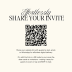 Save The Date Wedding Website Template (Burgundy & Ivory)