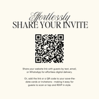 Wedding Website Template with RSVP (Brown & Ivory)