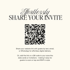 Heirloom Lace & Swan Wedding Website Template with RSVP (Ivory 02)