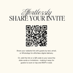 Save The Date Wedding Website Template (Brown & Dusty Blue)