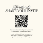 Wedding Website Template with RSVP (Brown & Dusty Blue)