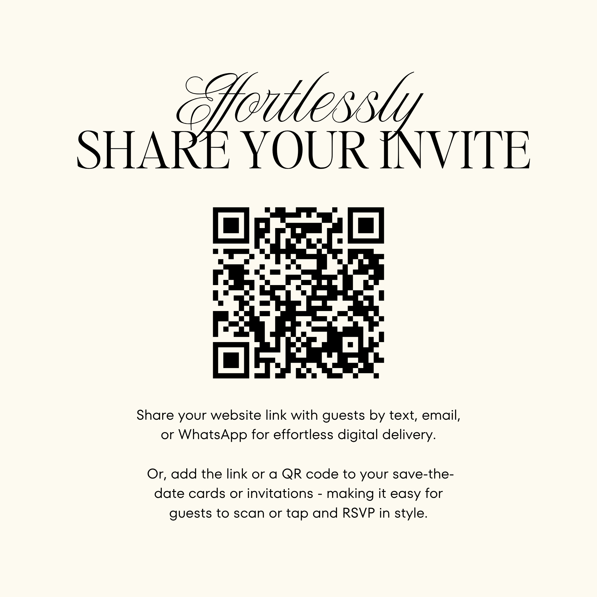Heirloom Save The Date Website Template (Ivory 02)
