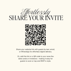 Save The Date Wedding Website Template (White & Green)