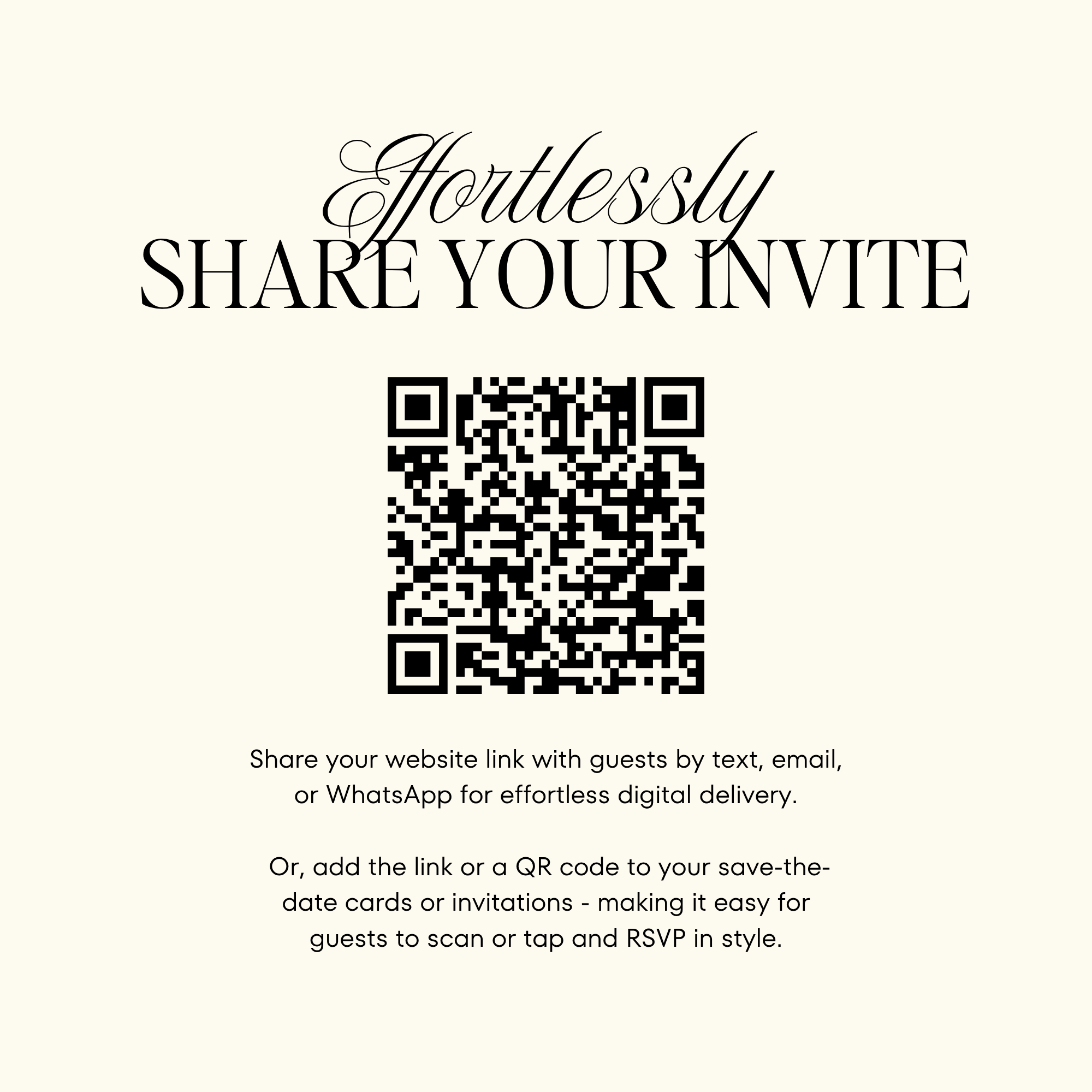 Save The Date Wedding Website Template (White & Green)