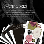 Wedding Website Template with RSVP (Envelope 06 - Chartreuse, Pink + Burgundy)
