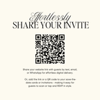 Wedding Website Template with RSVP (White & Green)