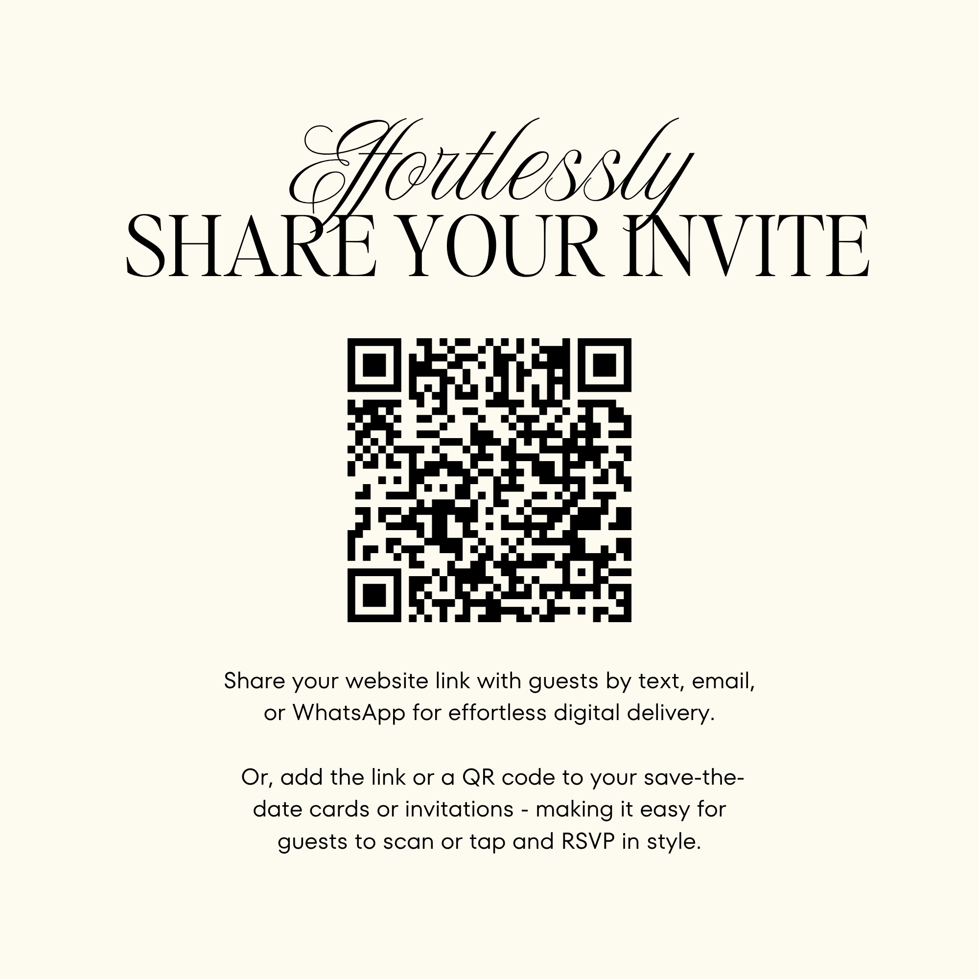 Wedding Website Template with RSVP (White & Green)