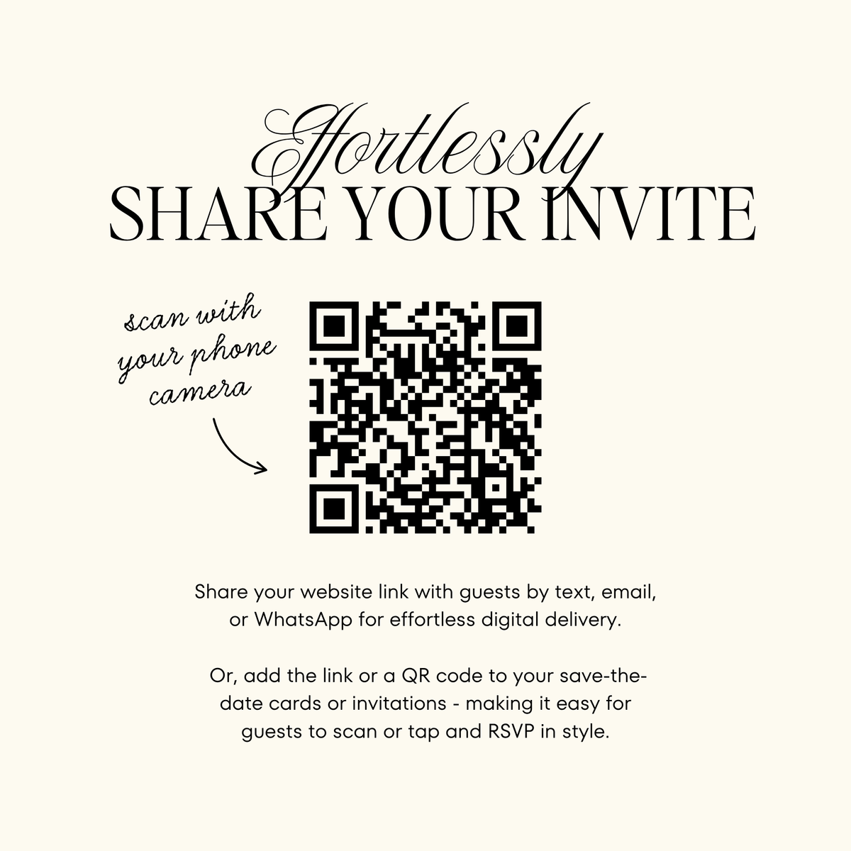 Lace Heart Save The Date Website Template (Lace 03 - Ivory)