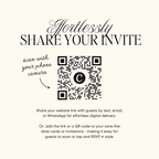Save The Date Website Template (Romantic 01 - Burgundy)