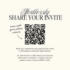 Save The Date Wedding Website Template (Photo Booth Animation 01 - Ivory)