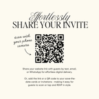 Save The Date Wedding Website Template (Photo Booth Animation 01 - Yellow)