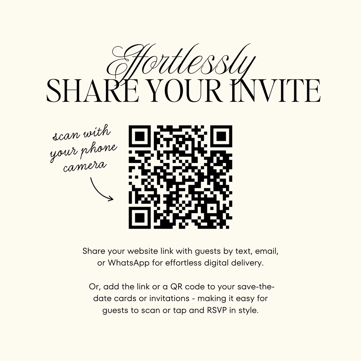 Save The Date Wedding Website Template (Photo Booth Animation 01 - Yellow)