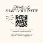 Lace Heart Save The Date Website Template (Lace 0203)