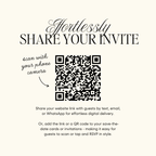 Save The Date Wedding Website Template (Envelope 05 - Yellow, Blue + Brown)