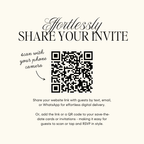 Save The Date Wedding Website Template (Envelope 06 - Brown + Ivory)