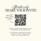 Lace Wedding Website Template with RSVP (Lace 0501)