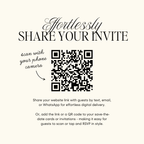 Wedding Website Template with RSVP (Photo Booth 01 - Ivory)