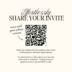 Wedding Website Template with RSVP (Envelope 06 - Green + Burgundy)