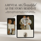 Old Money Lace Wedding Website Template with RSVP (Lace 04)