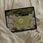 Heirloom Save The Date Website Template (Green & Pink)
