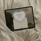 Old Money Save The Date Website Template (Lace 02)