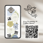 Wedding Website Template with RSVP (Blue & Green)