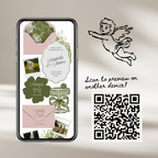 Wedding Website Template with RSVP (Pink & Green)