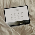 Lace Wedding Website Template with RSVP (Lace 0502)