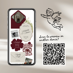 Wedding Website Template with RSVP (Burgundy & Ivory)