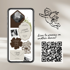 Wedding Website Template with RSVP (Brown & Ivory)