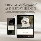 Old Money Lace Wedding Website Template with RSVP (Lace 01)