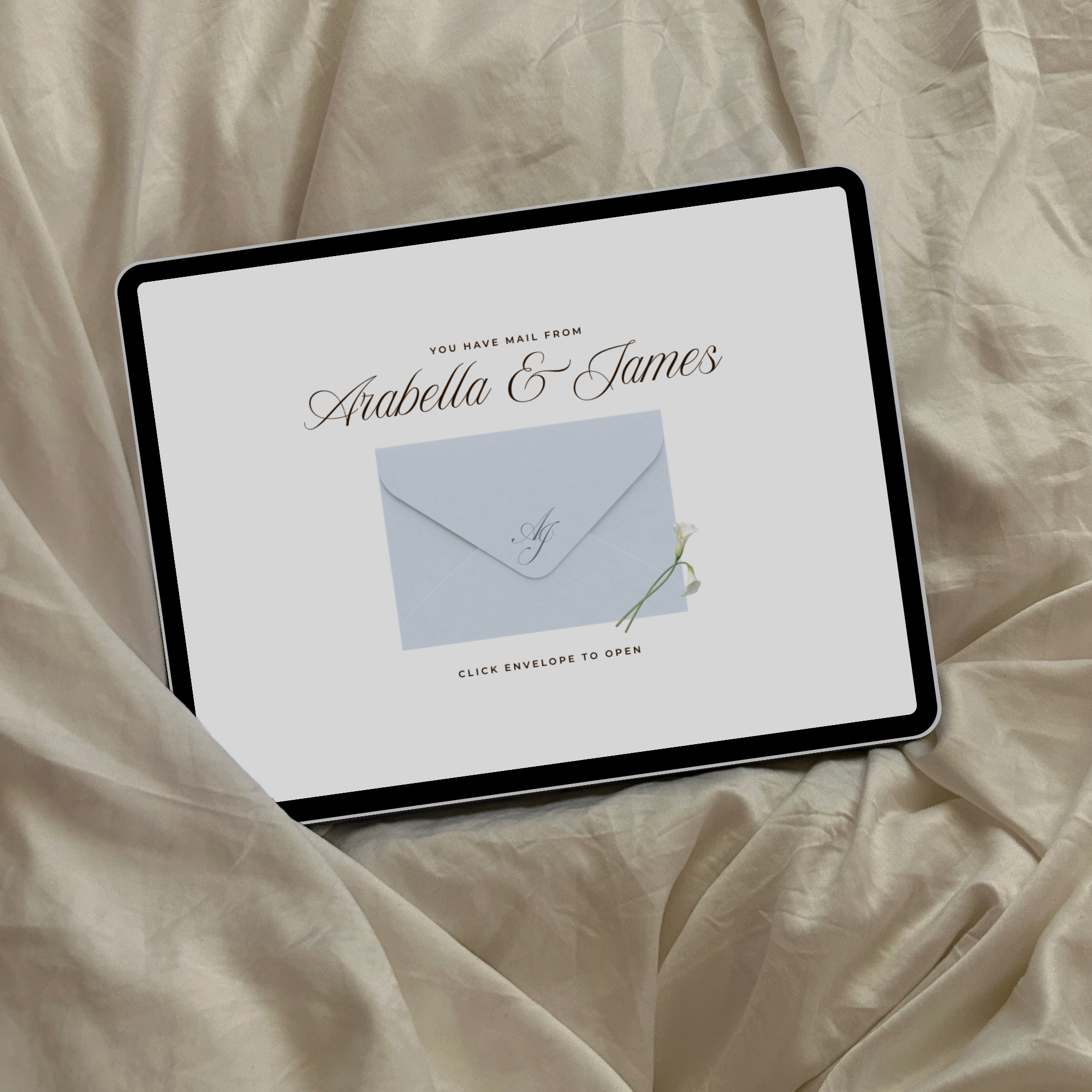 Wedding Website Template with RSVP (Blue & Green)