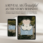 Heirloom Save The Date Website Template (Blue & Pink)